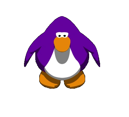 purple penguin